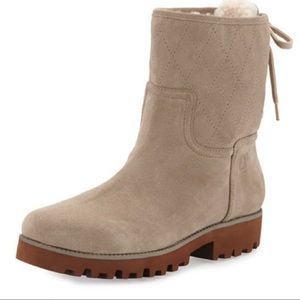 NWOT Donald J. Pliner Rani Shearling Fur Lined Boots, Size 9.5